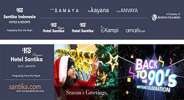 Sambut Tahun Baru Hotel Santika Premiere