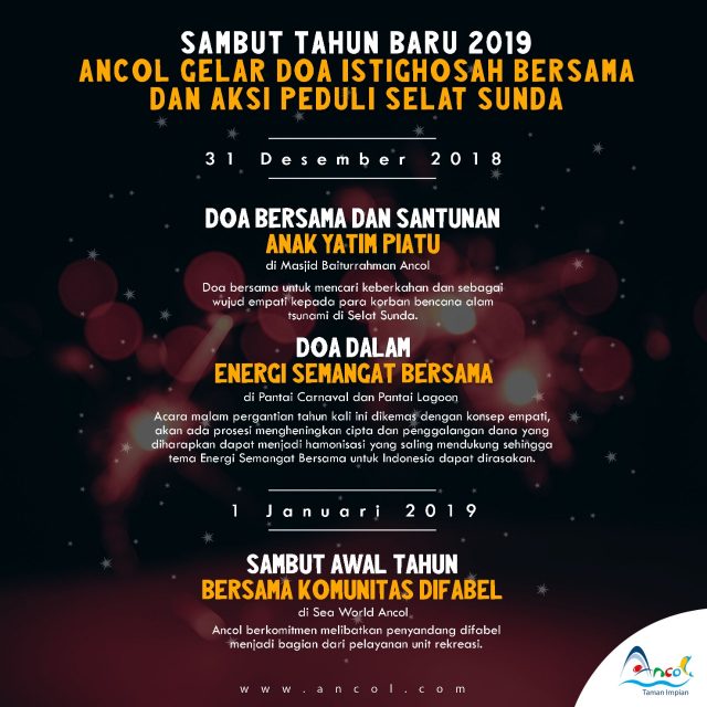 Manajemen Ancol Sambut Tahun Baru