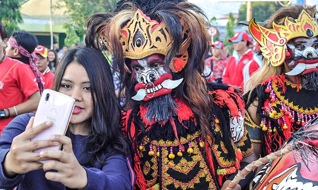 Keramaian Festival Cap Go Meh 2019 di Singkawang