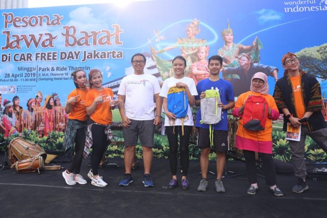 Pesona Jawa Barat Hadir di Car Free Day Jakarta