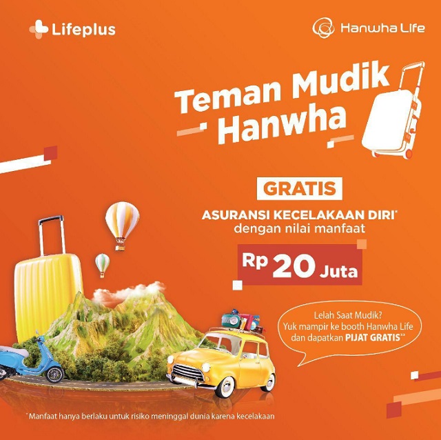 Hanwha Life Insurance Bagikan Asuransi Gratis Buat Mudik