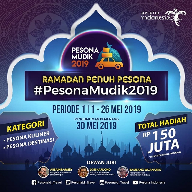 Menpar Ajak Kaum Milenial Ikuti Lomba Foto Pesona Mudik 2019