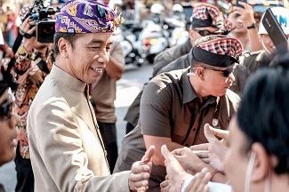 Presiden Jokowi Ikut Pawai di PKB 2019