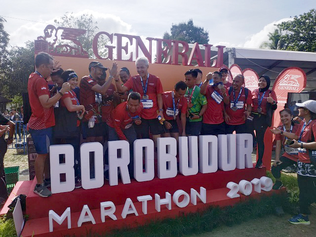 Sukses Penyelenggaraan Borobudur Marathon 2019, Generali Proteksi Seluruh Pelari