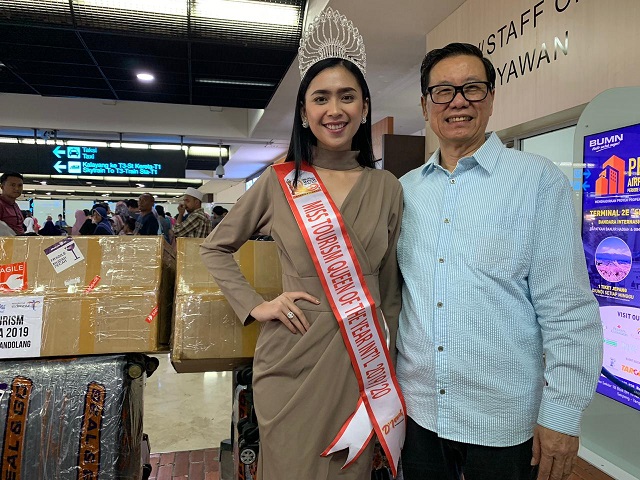 Gabriella Patricia Mandolang, Jadi Miss Tourism Queen Of The Year International 2019/2020