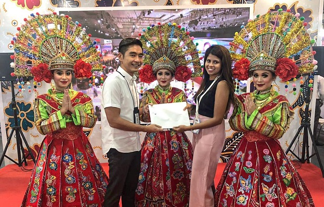 dalam ajang pameran pariwisata Outbound Travel Mart (OTM) 2020 di Kota Mumbai