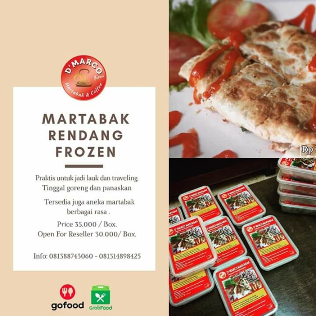 Martabak Rendang Frozen D”Marco Nikmat Buat Buka Puasa