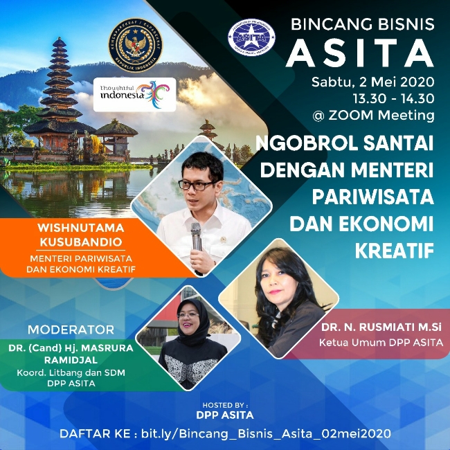 Menparekraf Dorong ASITA Miliki Platform Digital