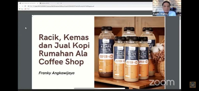 Pelaku Usaha Kopi Dilatih Kemas dan Pasarkan Produk