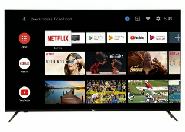 Android Smart TV AQUA Japan Tunjang Aktivitas di Rumah