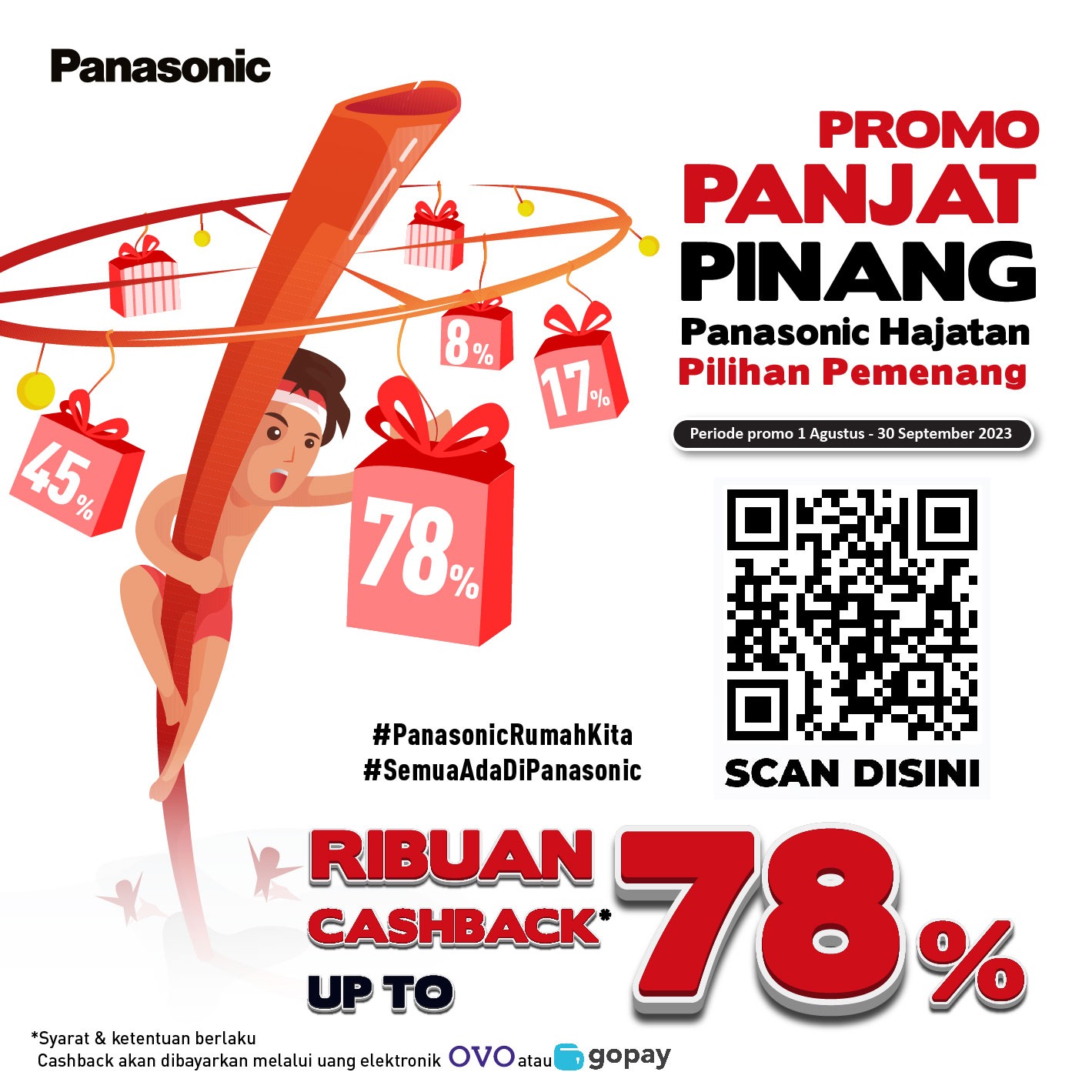 Promo Panjat Pinang Panasonic Hajatan