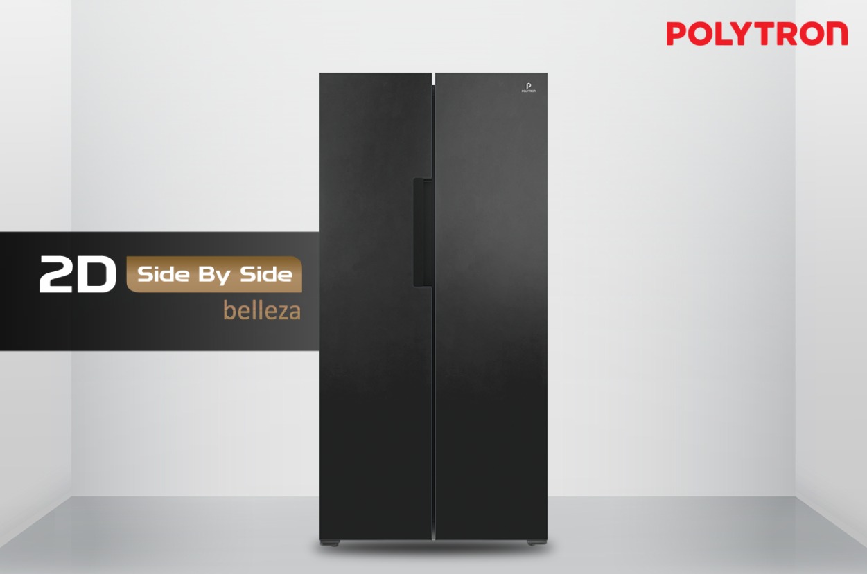 POLYTRON Rilis Kulkas Side by Side Terbaru: Kapasitas Besar, Harga Terjangkau!