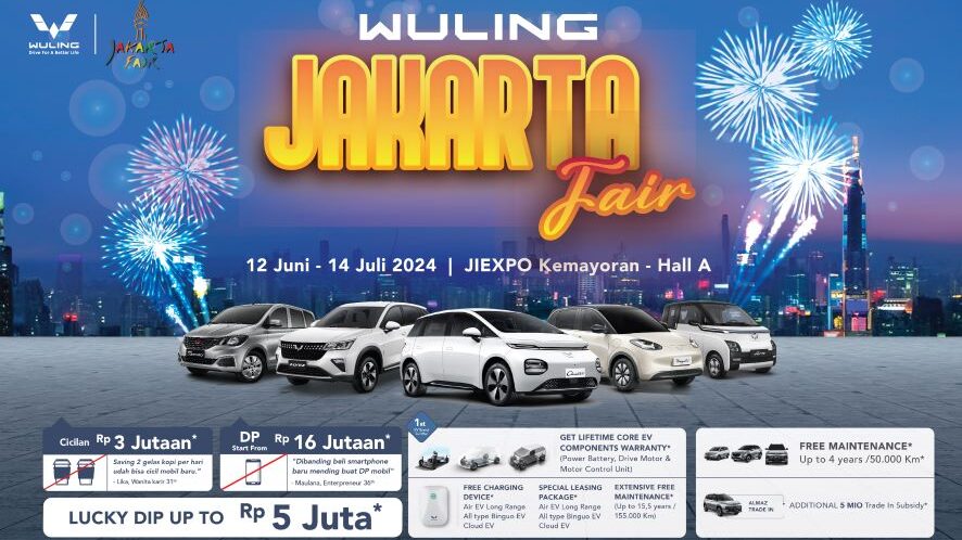 Wuling Hadirkan Produk Lengkap dan Promo Menarik di Jakarta Fair Kemayoran 2024
