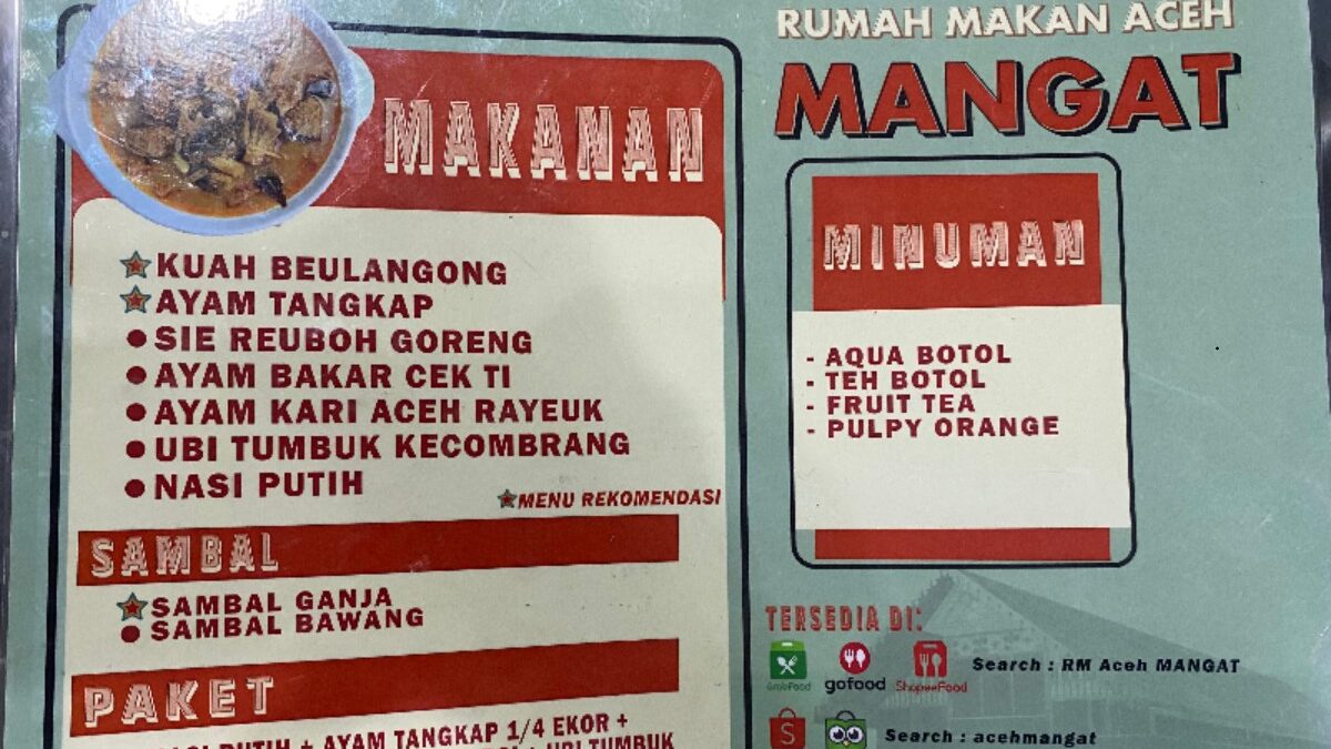 Warung Makan Aceh Mangat Lestarikan Budaya Lewat Kuah Beulangong