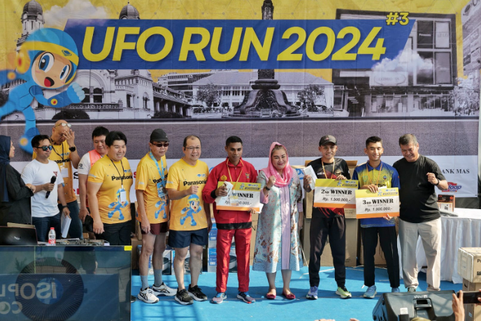 Panasonic Berbagi Energi Positif Dalam Aksi Sehat Bersama UFO RUN