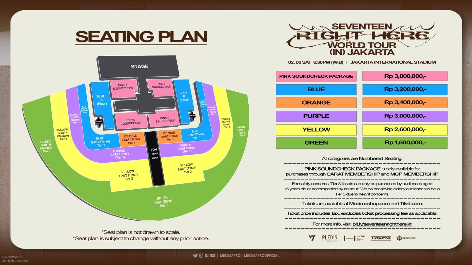 Carats Jangan Kelewatan! SEVENTEEN [RIGHT HERE] WORLD TOUR Hadir di Jakarta