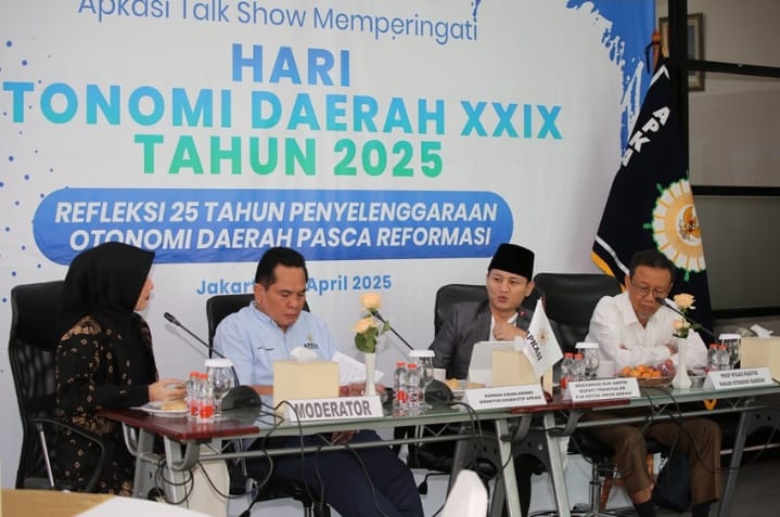 Apkasi Gelar Talkshow Refleksi 25 Tahun Otonomi Daerah Pasca Reformasi