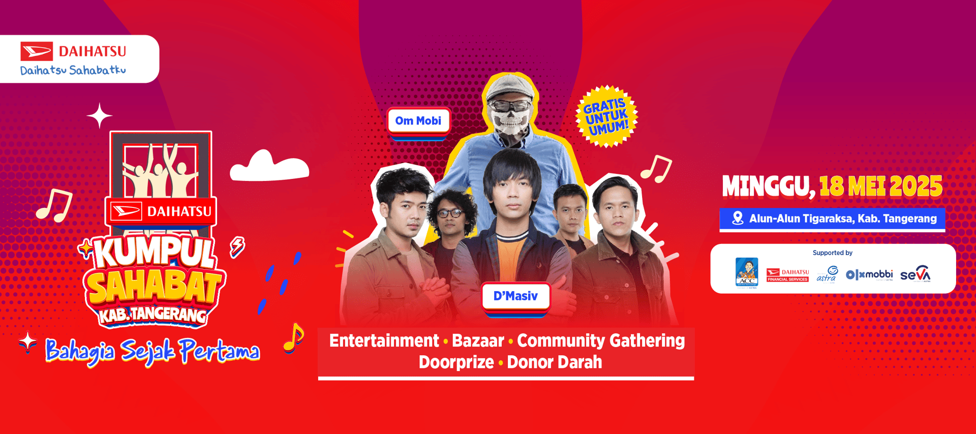 Bahagia Sejak Pertama Jadi Tema Besar Daihatsu Kumpul Sahabat di Tangerang