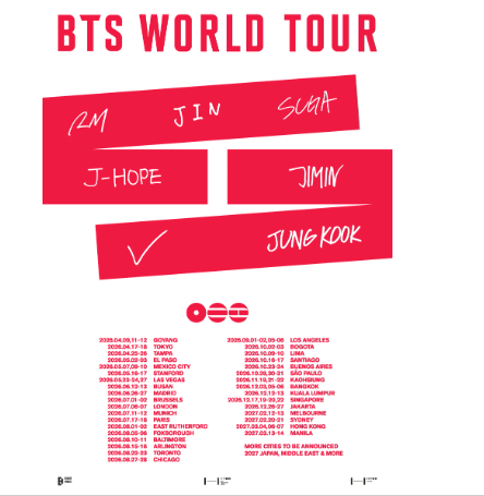 penonton jadwal konser besar Asia 2026