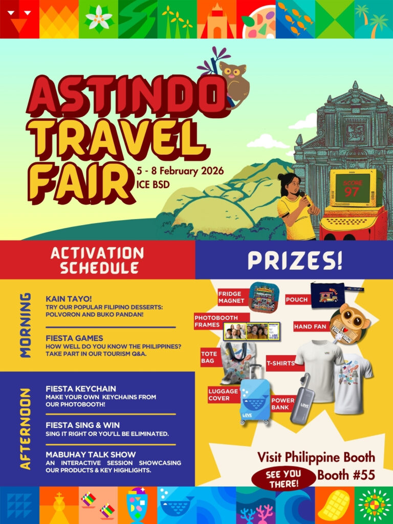 Delegasi Departemen Pariwisata Filipina di ASTINDO Travel Fair 2026