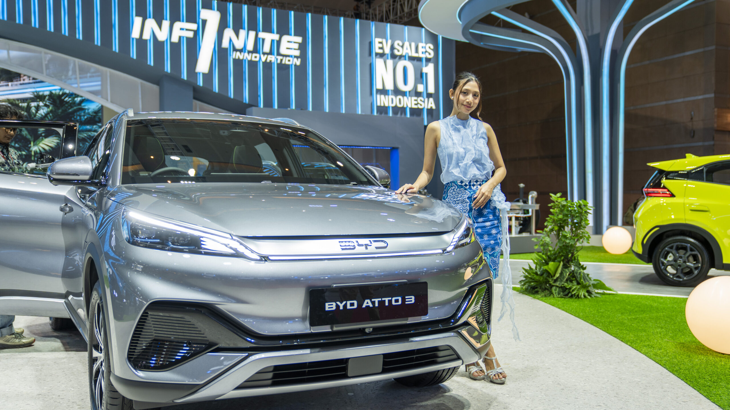 ATTO 3 Advanced Plus di booth IIMS 2026