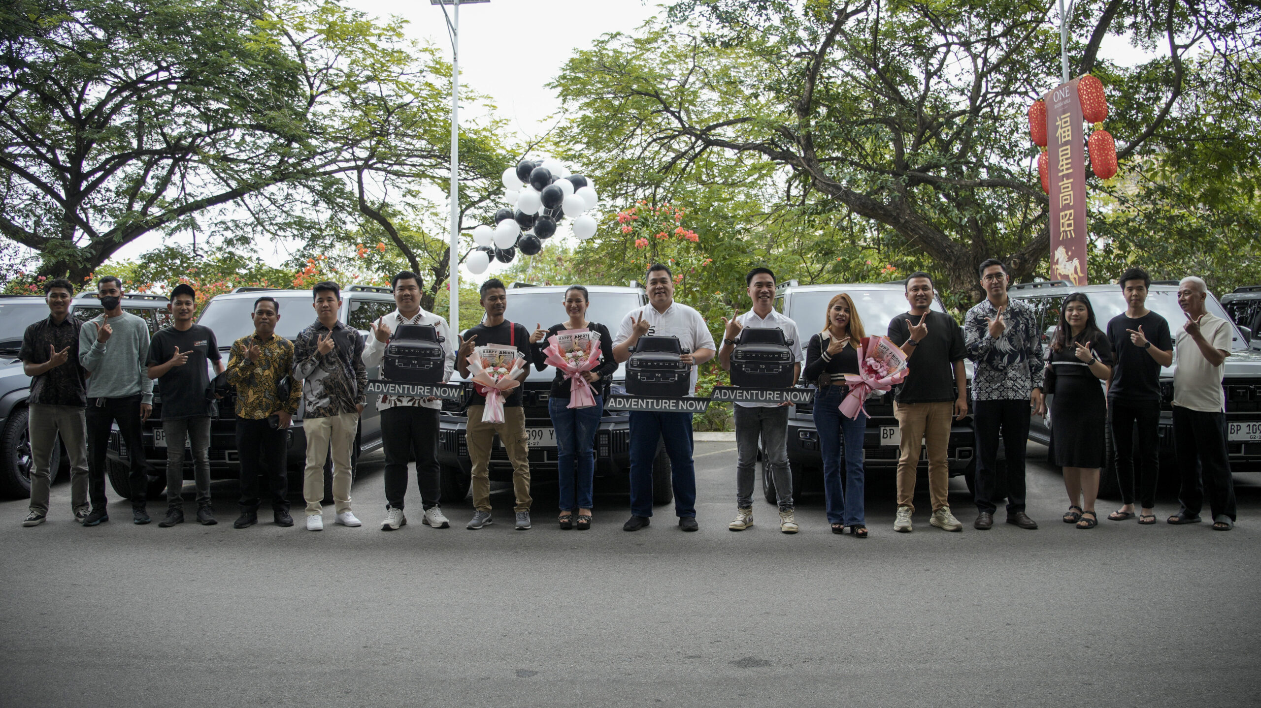 Serah terima JETOUR T2 Batam di mall