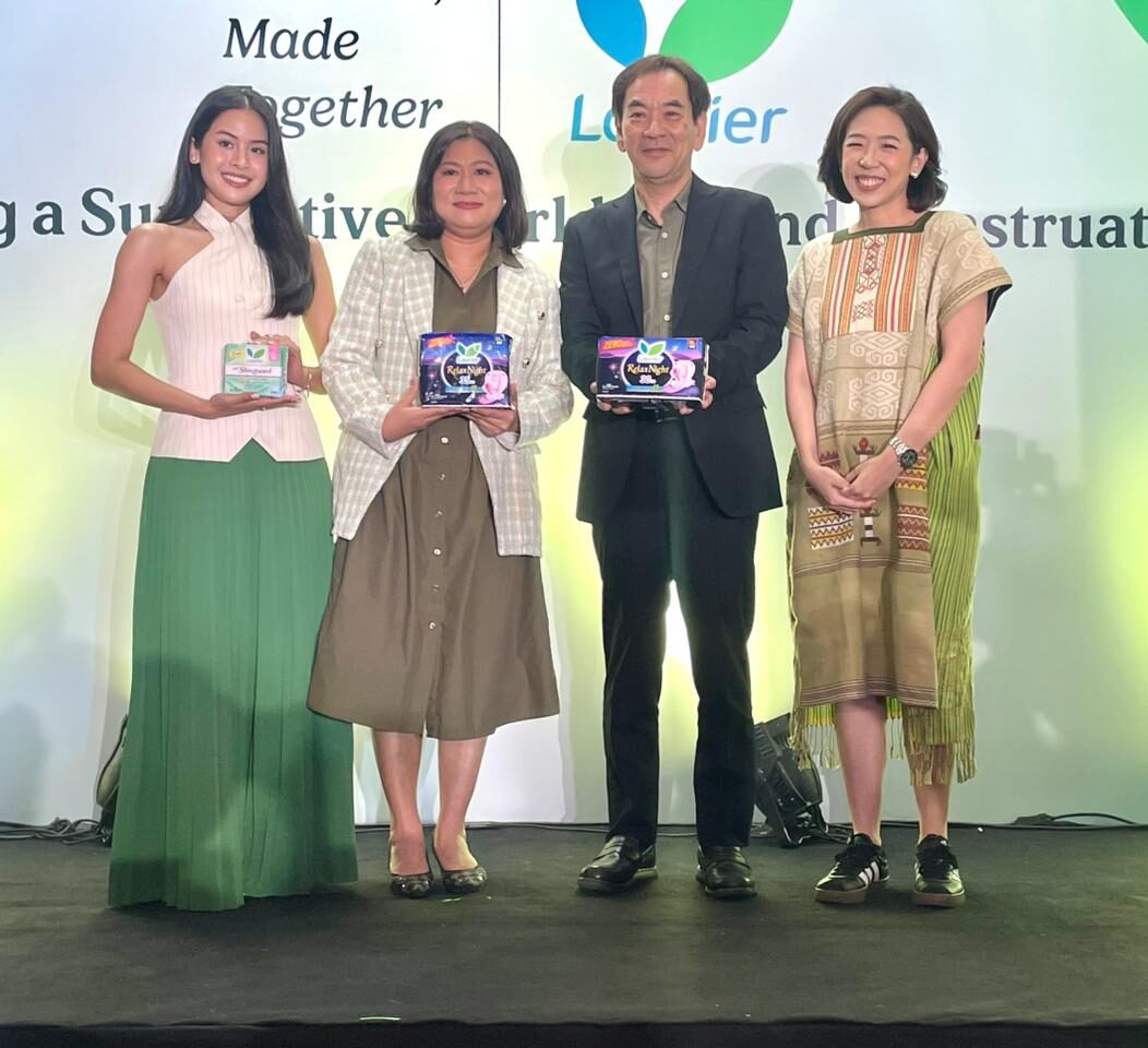 Maudy Ayunda dalam peluncuran kampanye Laurier mengenai pentingnya memberikan dukungan saat menstruasi.